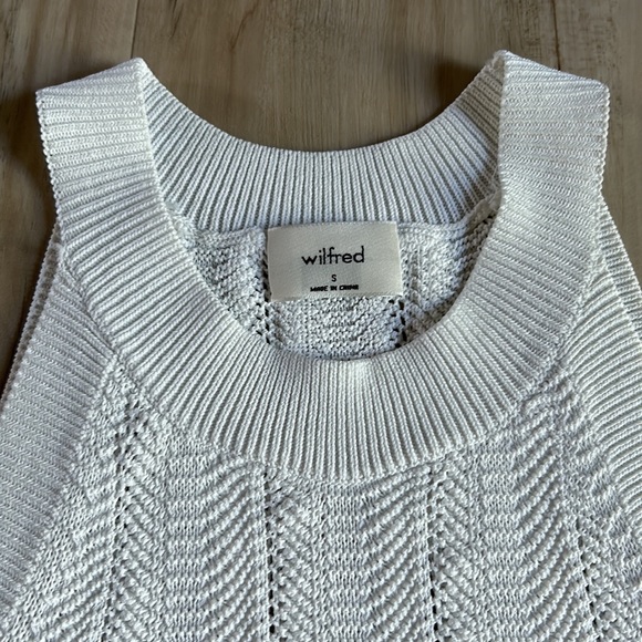 Aritzia Wilfred halter knit tank - Picture 3 of 4